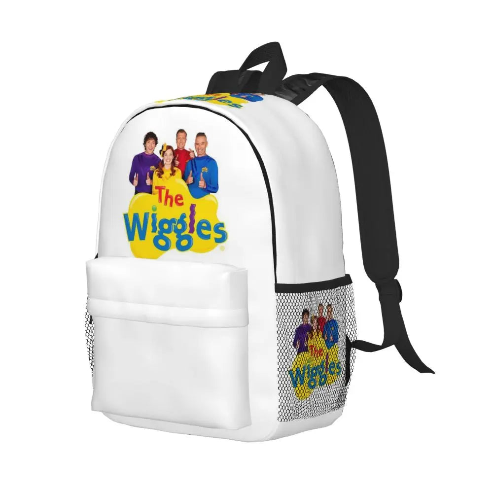 The Wiggles Tv Show Music Band Backpack Student Boys Girls BookBag Children School Bag Computer Shoulder Bags for Men Women