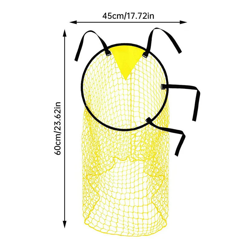 Soccer Target Net Foldable Soccer Ball Practice Shot Net Outdoor Football Training Equipment for Shooting Accuracy Training