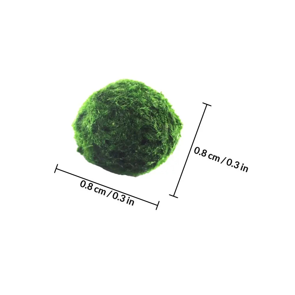 10Pcs Hydroponic Aquatic balls Decorative Fish Tank Supplies Creative Algae Balls Easy Growing Aquarium Plants