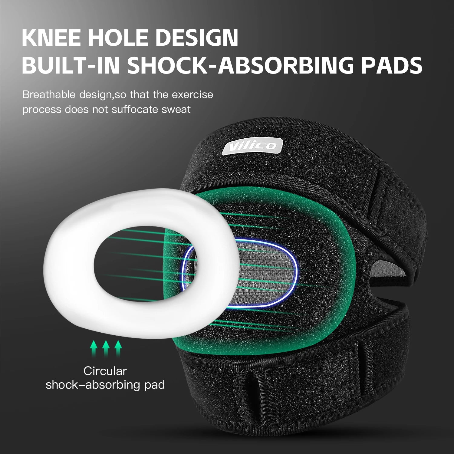 Sports Patella Strap Running Jump Rope Fitness Knee Protection Meniscus Professional Equipment Knee Protectors