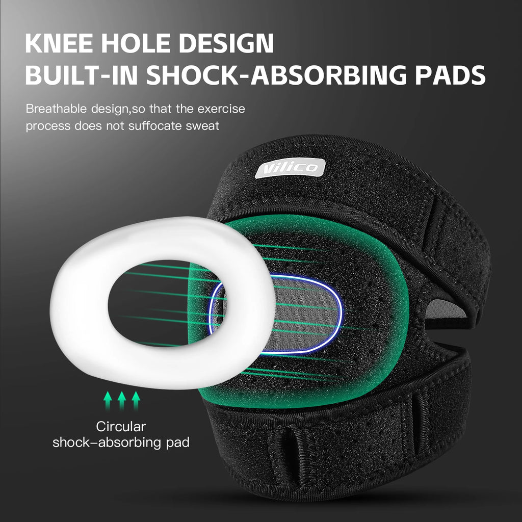 Sports Patella Strap Running Jump Rope Fitness Knee Protection Meniscus Professional Equipment Knee Protectors