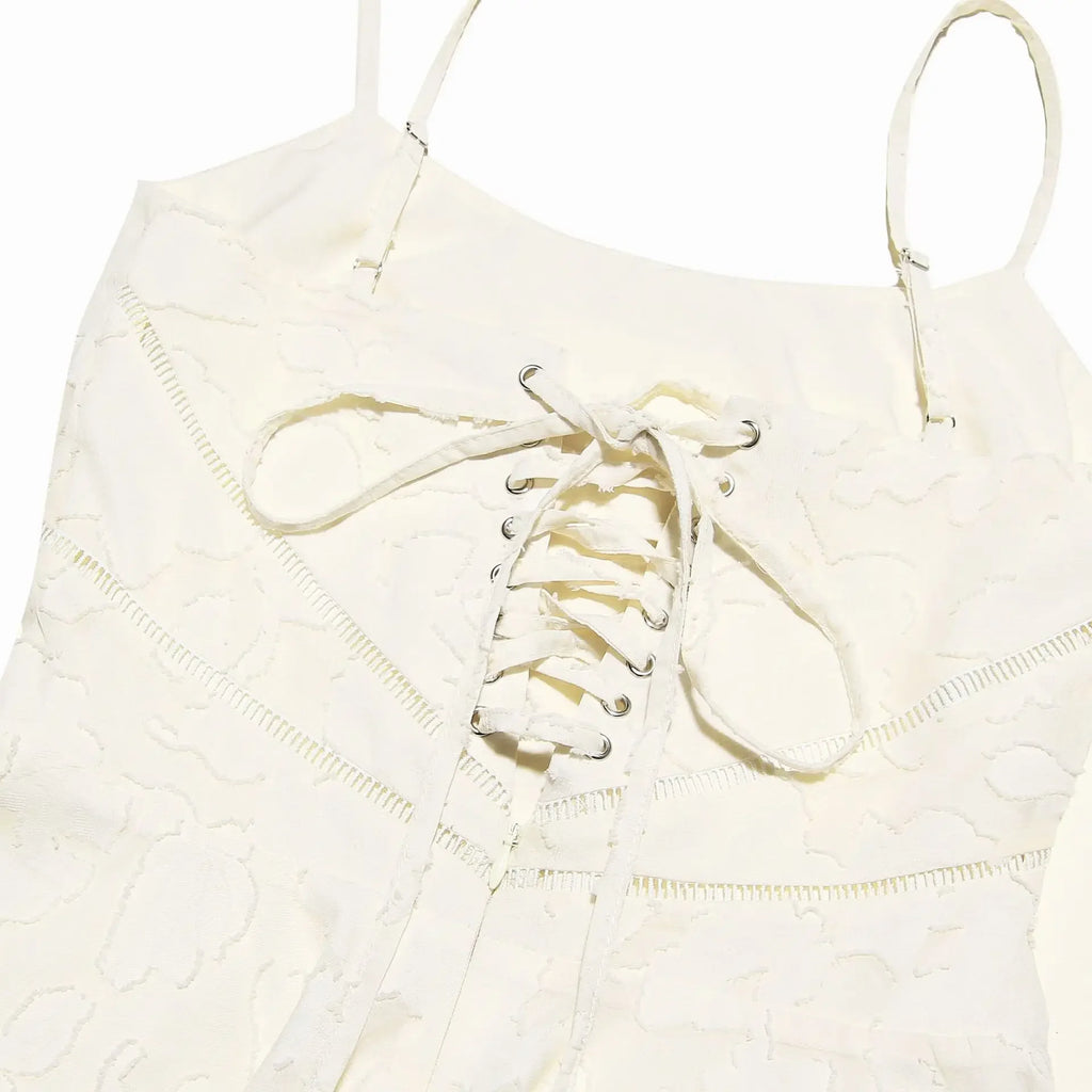 2025 Summer Dresses for Women Fashion Casual  A Line Dress Lace Up Elegant Graduation Birthday Dress