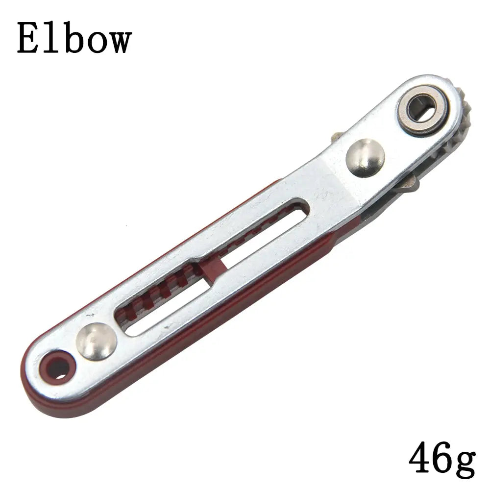Multifunctional Bidirectional Forward and Reverse Ratchet Screwdriver Elbow Flat Head Wrench Cross Screwdriver Slotted Tool