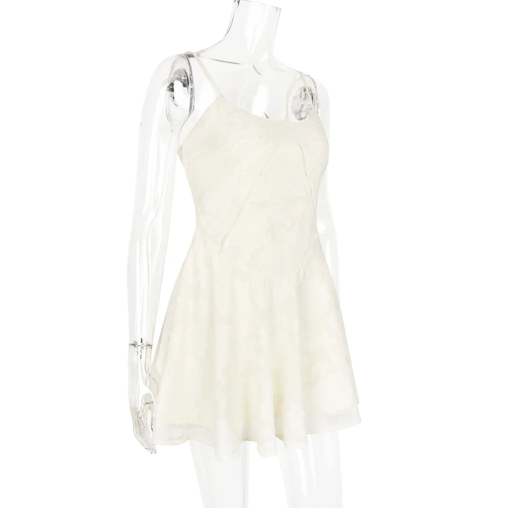 2025 Summer Dresses for Women Fashion Casual  A Line Dress Lace Up Elegant Graduation Birthday Dress