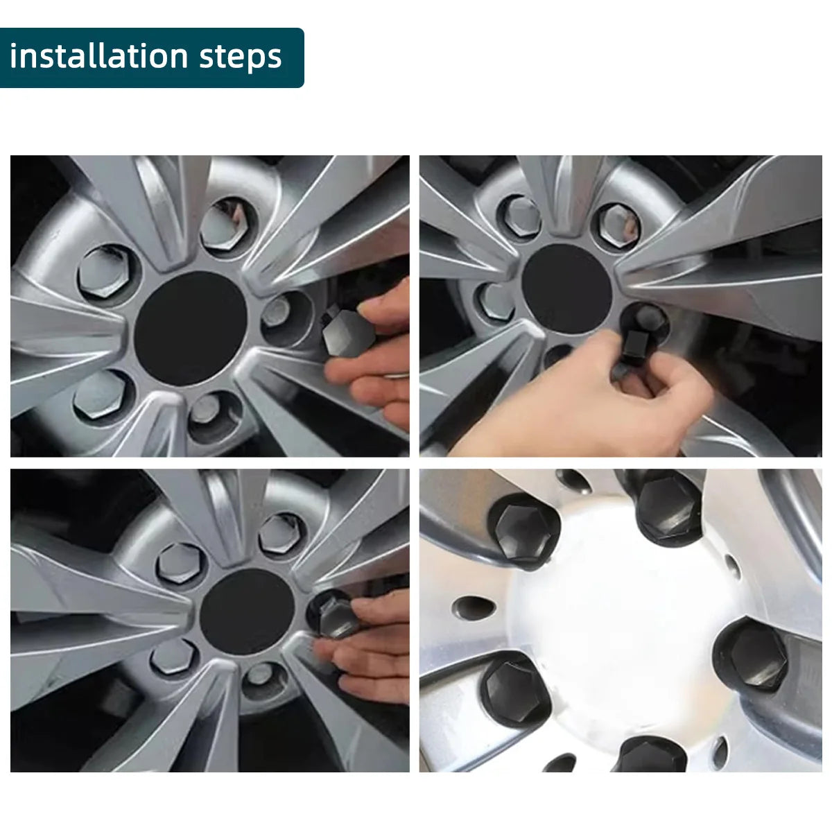 20pcs Automotive Wheel Nut Stud Cover Protective Cover Automotive Tire 17/19/21mm Automotive Wheel Nut Cover Accessories
