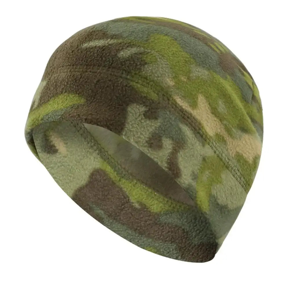 Warm Fleece Camouflage Hats Classic Windproof Outdoor Hiking Accessories Fishing Cycling Hunting Men Caps