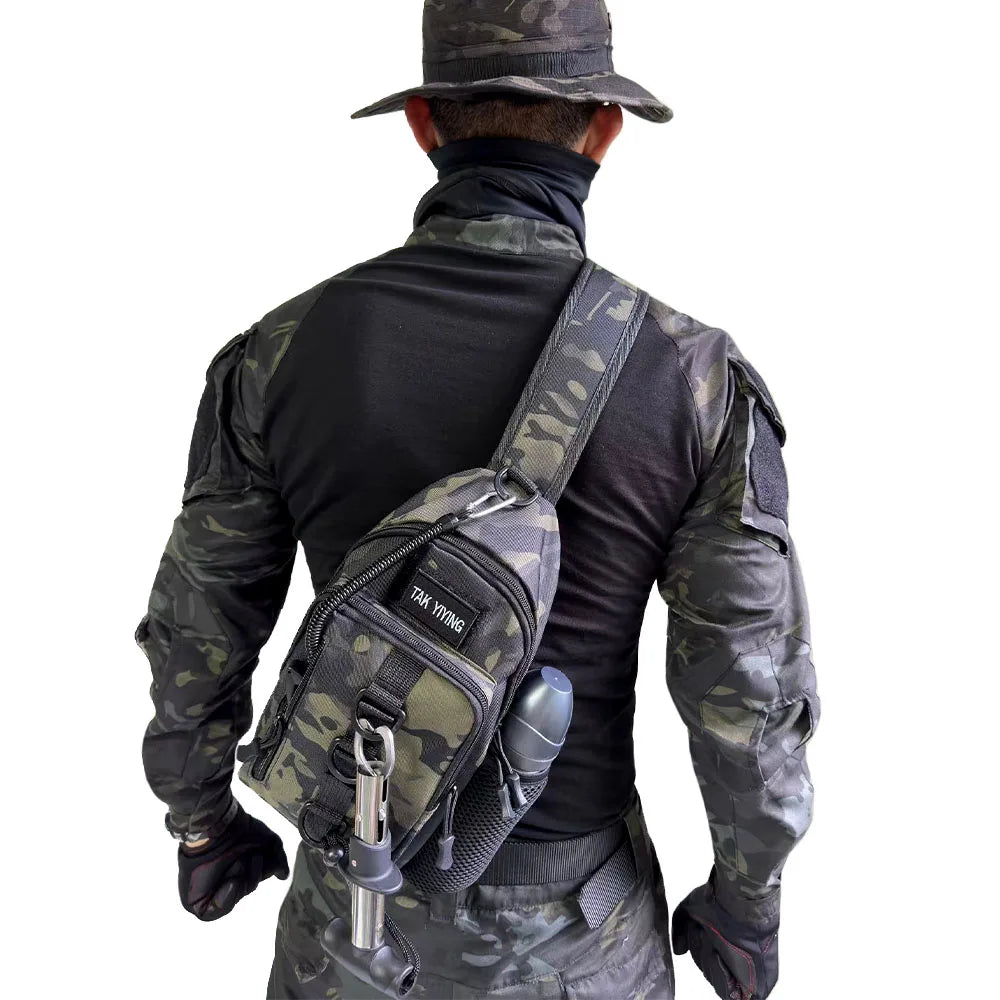 Outdoor Sports Shoulder Sports Backpack, Multifunctional Chest Bag, Tactical Backpack, Sports Backpack for Men & Women
