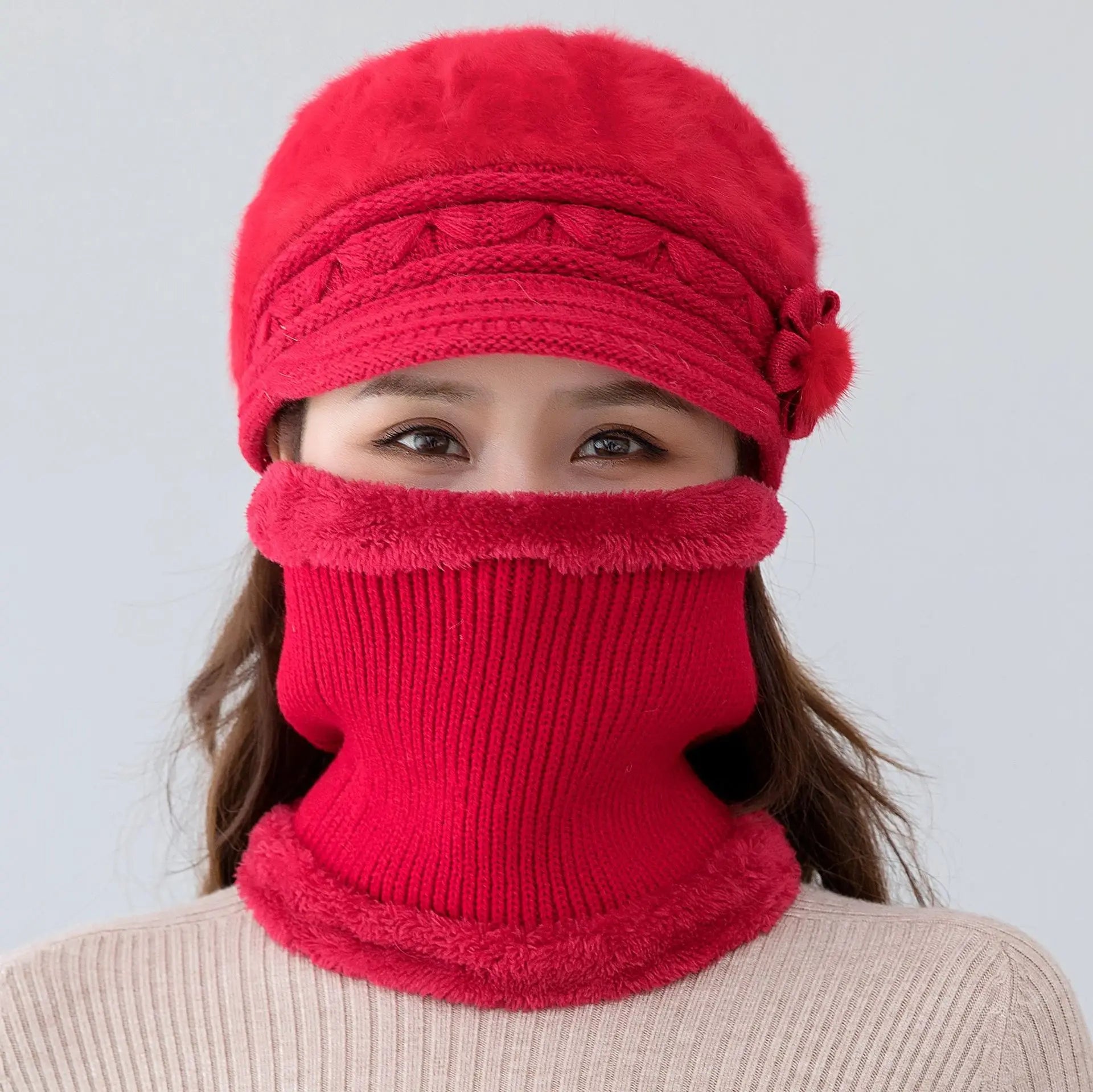 All-match Hats  Popular Solid Colors  Warm Colors   Hot-selling Popular Hats  Travel Warm and Cold-proof Hats