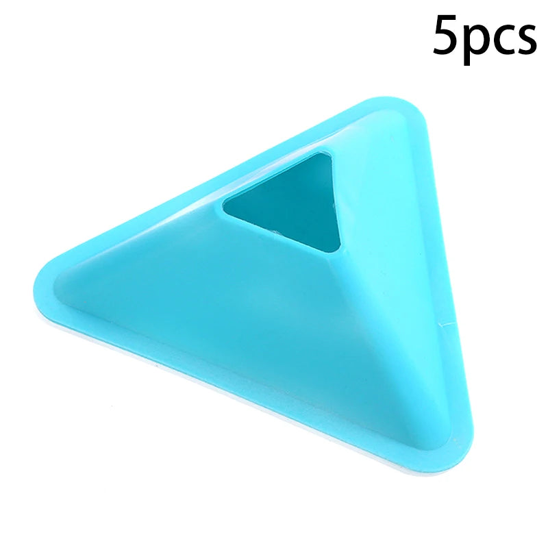 5PCS Football Training Disc Triangle Soccer Practice Field Sports Agility Training Cone Portable Equipment For Kids Adult