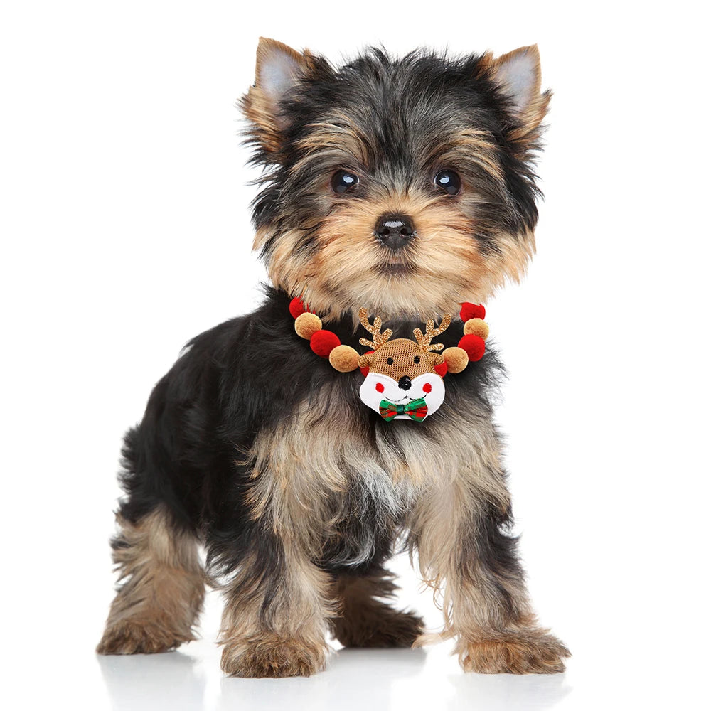 1PC Christmas Decorate Creative Pet Bowtie Dog Bow Tie Puppy Bow Ties Red Collar Dog for Small Dogs Supplies Pet Accessories