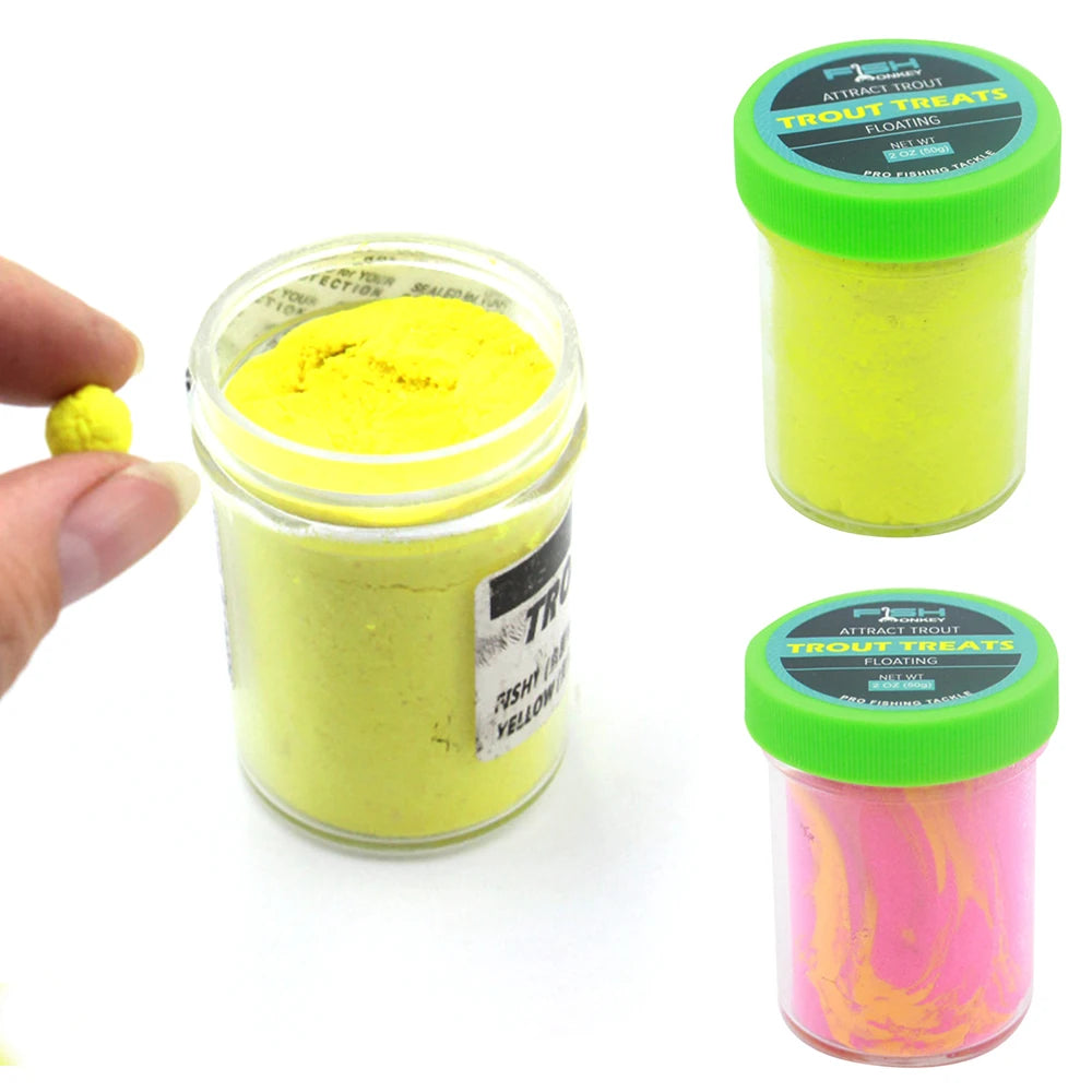 Trout Bait Dough Carp Fishing Baits Soft Fish Lures Material Colorful Floating Shapes Lure Fishing Dough Bait for Fishing