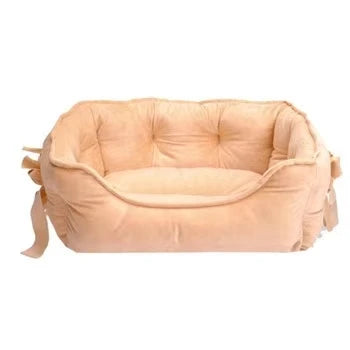 Super Cute Cute Pet Litter Cattery Dog Soft and Comfortable High Elastic PP Cotton Wool Dog Bed Small Dog Sofa for All Seasons