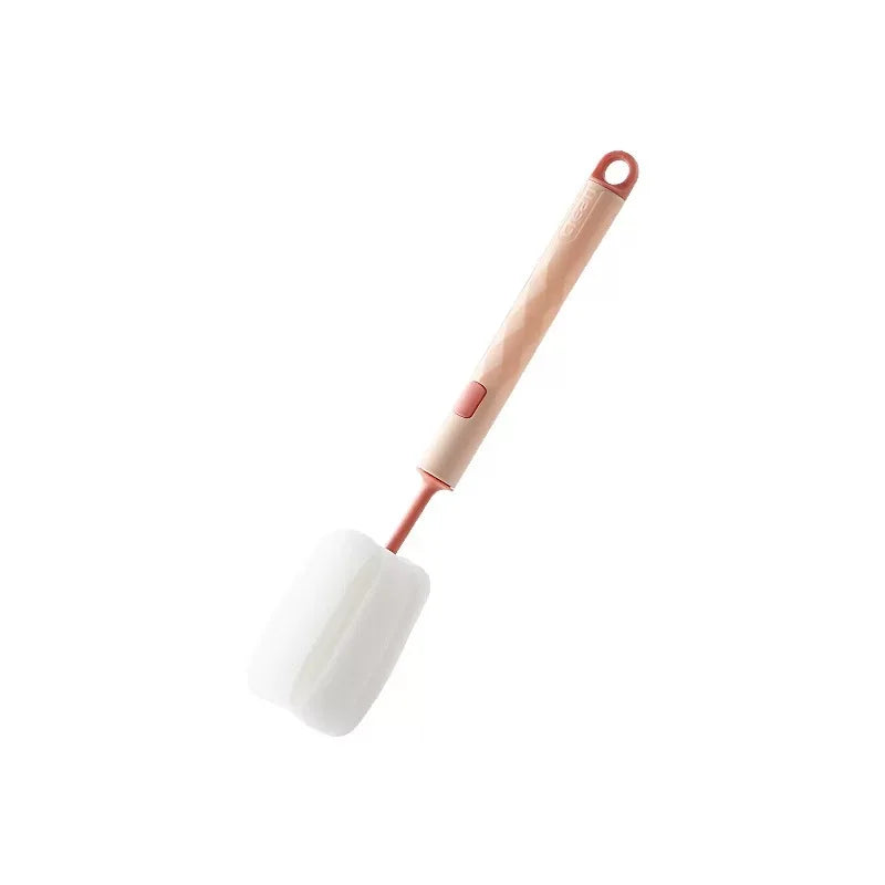 Bottle Brush 360 Degree Rotation Baby Pacifier Cup Nipple Cleaning Brushes Set Handheld Soft Head Food Grade Watering
