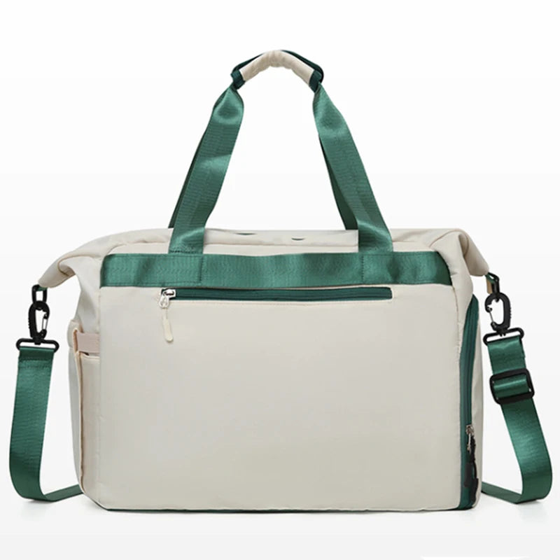 All-Sport Racket Backpack large Capacity Ventilated Shoe StorageWaterproof Tennis Duffel with Detachable Shoulder Strap