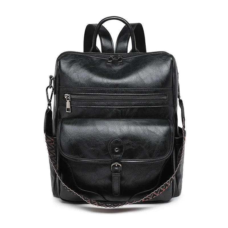 Backpack Purse for Women Purse Travel Backpack Fashion Designer Ladies Shoulder Bags  PU Leather Fashion Anti-theft Rucksack