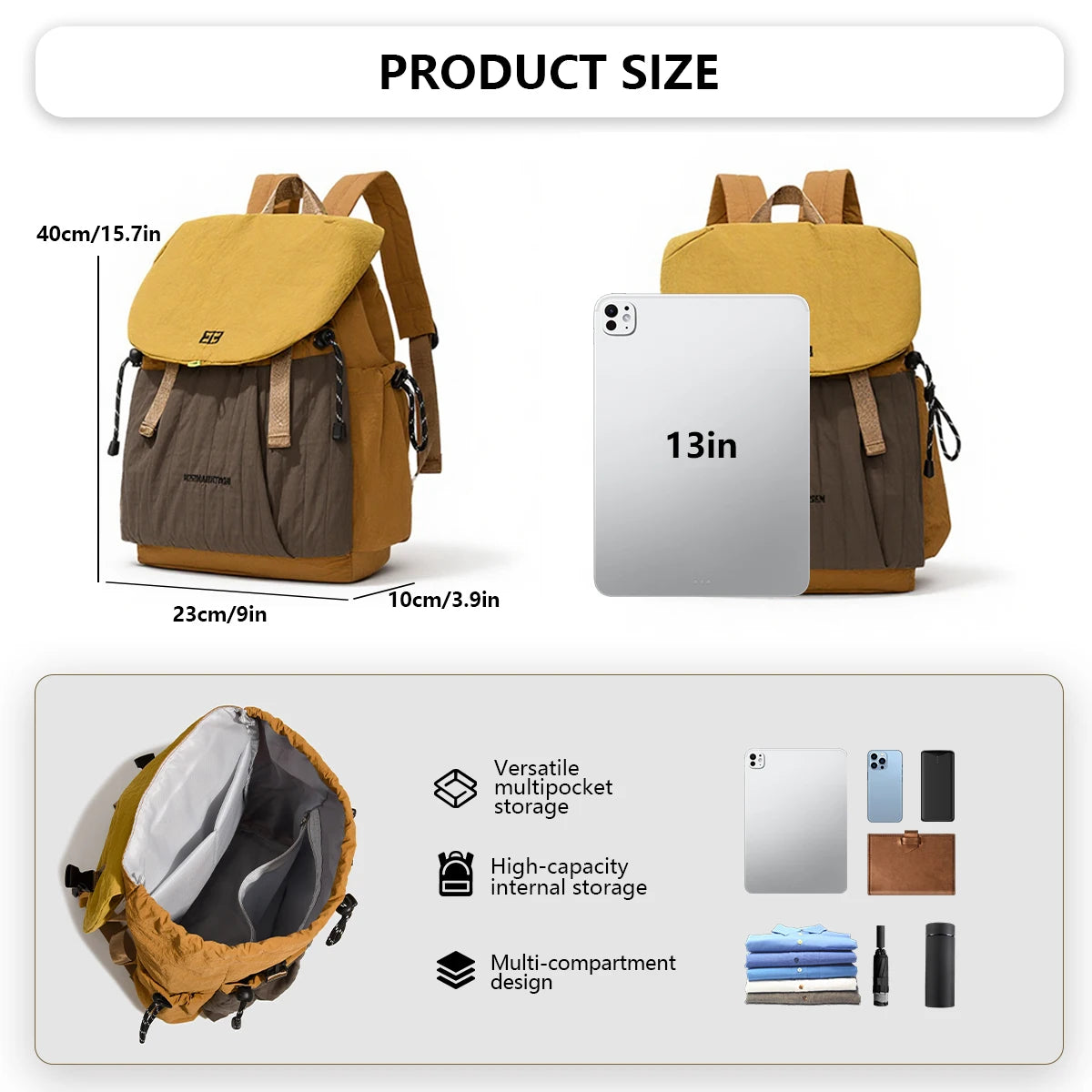 Backpack Is Lightweight, Simple, Versatile, Large-Capacity, Computer Travel Backpack, Junior High School Student, High School Student, College Student School Bag, Girl