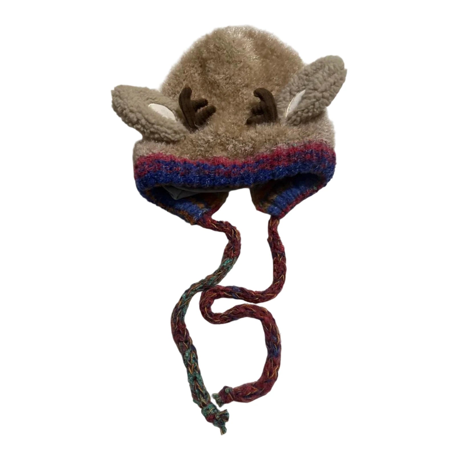 Knitted Hats In And Winter With Plush Called For Warmth Wrapped In Ear And Woolen Hats  Baby Kids Head Knitted Hats In And Winte