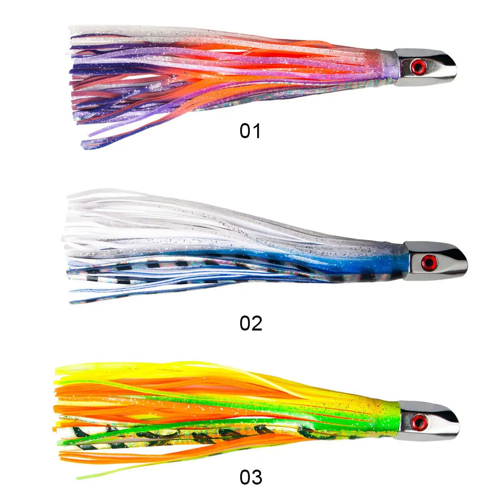 Sea Fishing Lure Big Game Drag Fishing Marlin Tuna Trolling Lure Seawater Fishing Lure for Marlin Tuna Dolphin & Shark Big Game
