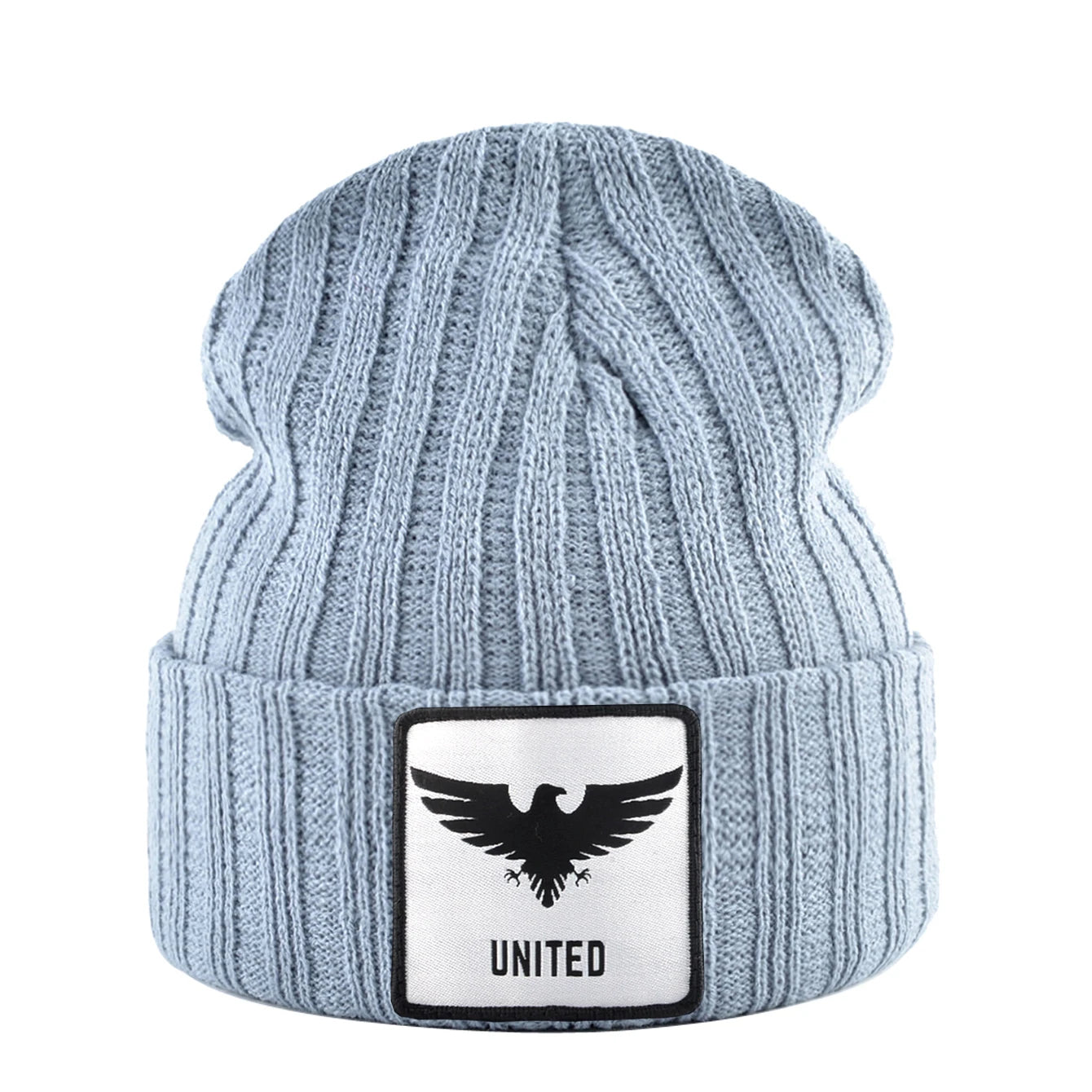 Knitted Skullies Beanie With Animals Patch Men Women Outdoor Casual Sport Hats Autumn Winter Solid Color Hip Hop Beanies