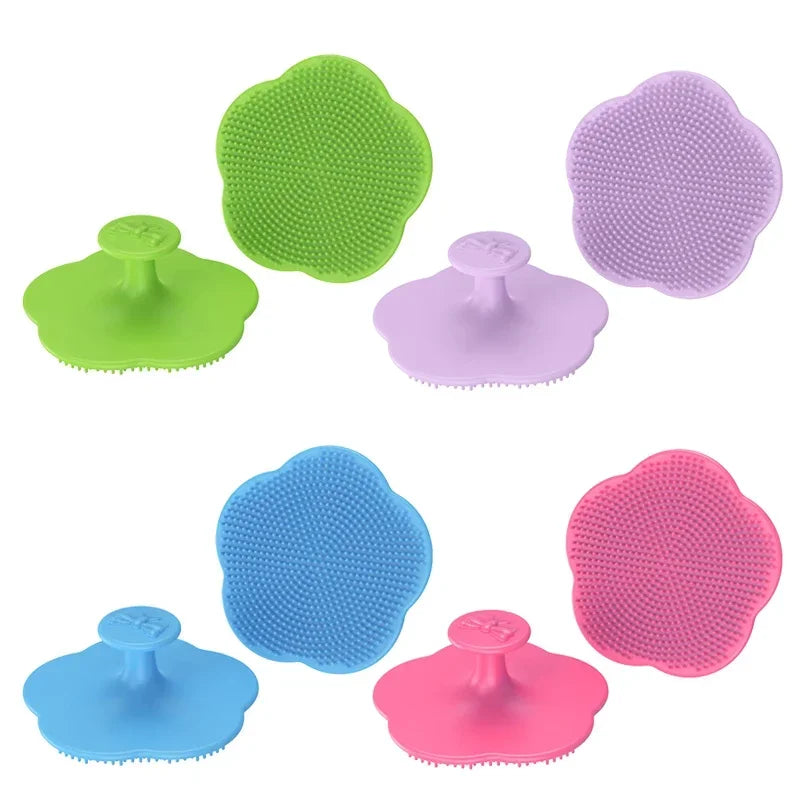 Baby Care Accessories Fetal Head Fat Comb Infant Bathing Soft Comb Newborn Hair Cleaning Supplies Infant Silicon Head Massager