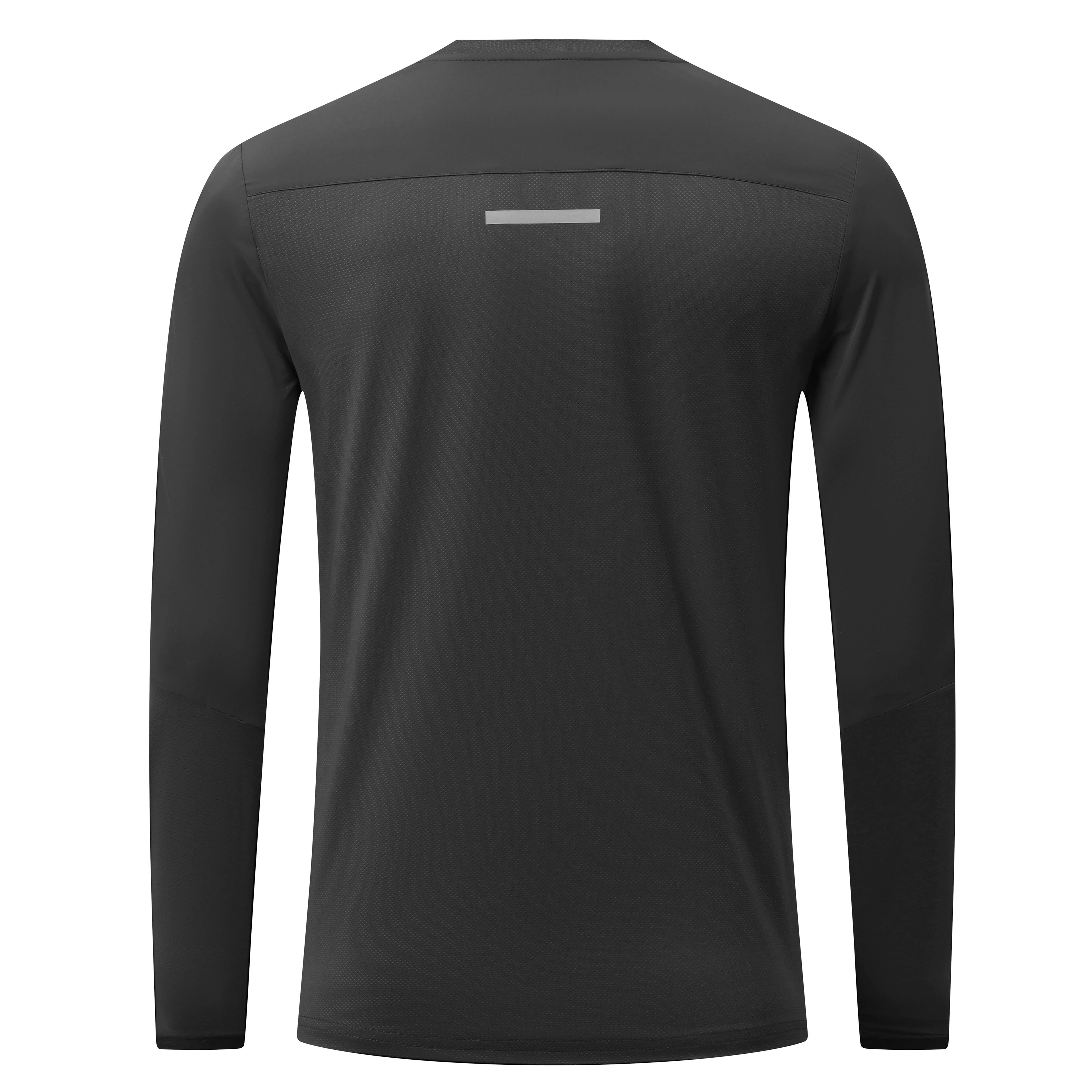 Men Athletics Tops Long Sleeve Running Shirts Mens Sport Soccer Hiking Fitness Cycling Gym T Shirts Clothing Elastic Breathable