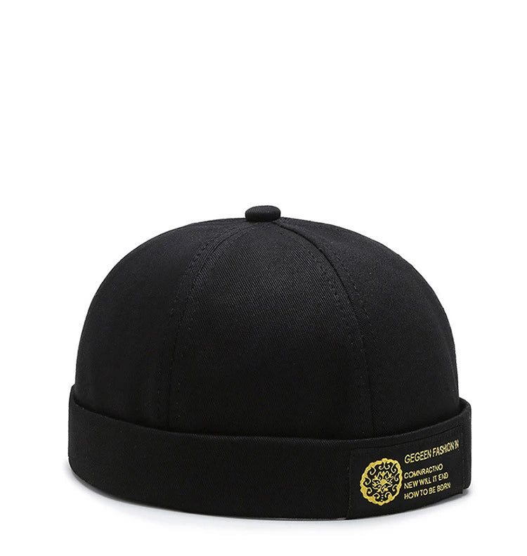 New Fashion Four Seasons Landlord Hats, Men's Street Hip-Hop Hats Beanie Melon Skin Hats, Women's Bare Plate Hats, Women's Tides