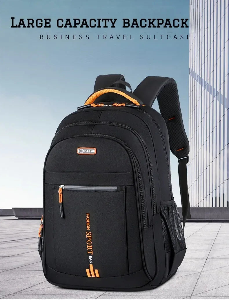 Men's Backpacks Oxford Waterproof Rucksack Business Computer Bag Casual Travel Backpack Senior High School Student Schoolbag sac