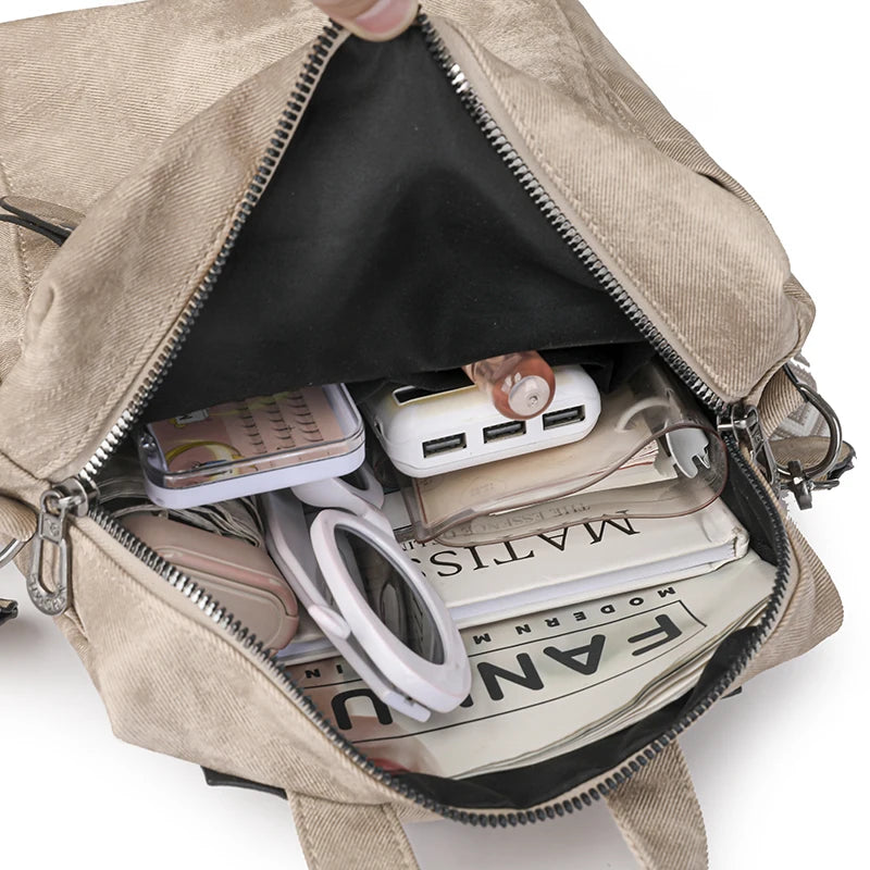 Fashion Backpacks Women Shoulder Bag Big Travel Bagpack Ladies Daypacks Large School Bags High Quality Leather Rucksacks Female
