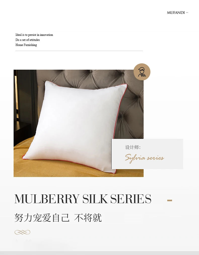 40*40/45*45/50*50/55*55/60*60/65*65/70*70cm Solid Pure Cushion Core Pillow Interior Soft White Head Waist Pillow Inner Cushion
