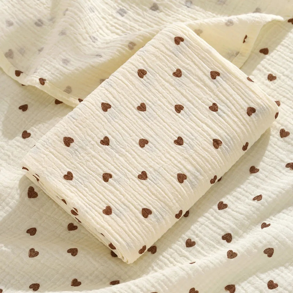 Bedding Textiles Cotton Baby Blanket Soft Breathable Cover Blanket for Infant Skin-friendly Thickened Nap Sleeping Rug Sofa