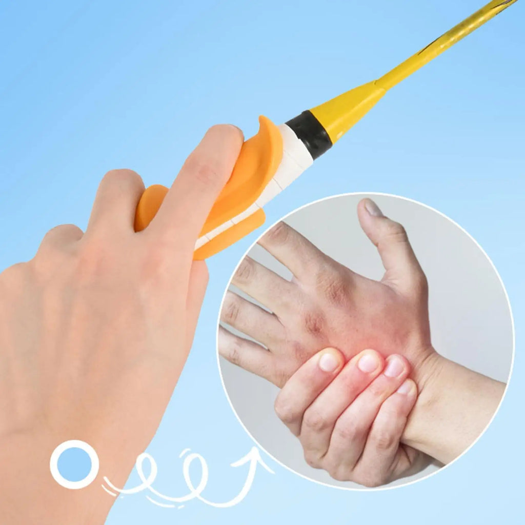 Badminton Grip Aid Posture Correction Training Equipment Replace Lightweight for Outdoor Ergonomic Sports Enthusiast Badminton