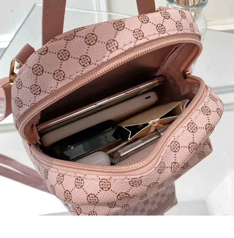Classic Women Backpack Fashion School Bags Female Daily Shopping Girl Small Backpacks Schoolbags 2025 Ins