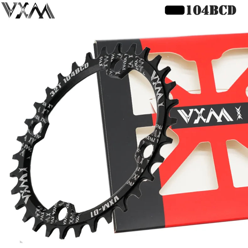 Bike 104BCD Elliptic mountain bike 32T 34T 36T 38T modified plus and minus teeth single tooth disc bycicle accesories Crank