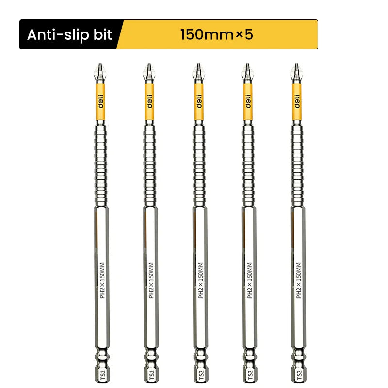 Non-slip PH2 Magnetic Batch Head Cross Screwdriver Hardness Drill Bit Screw Driver Hand Tools 25/50/65/70/90/150mm