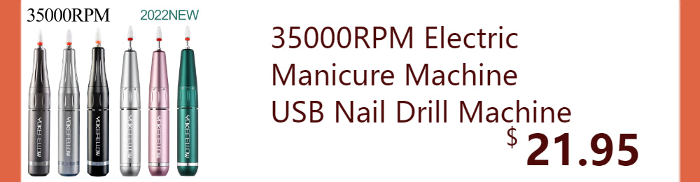 30000RPM USB Nail Drill Machine For Acrylic Nail Gel Polish Milling Smoothing Calluses Manicure Machine Nail Art Salon Equipment