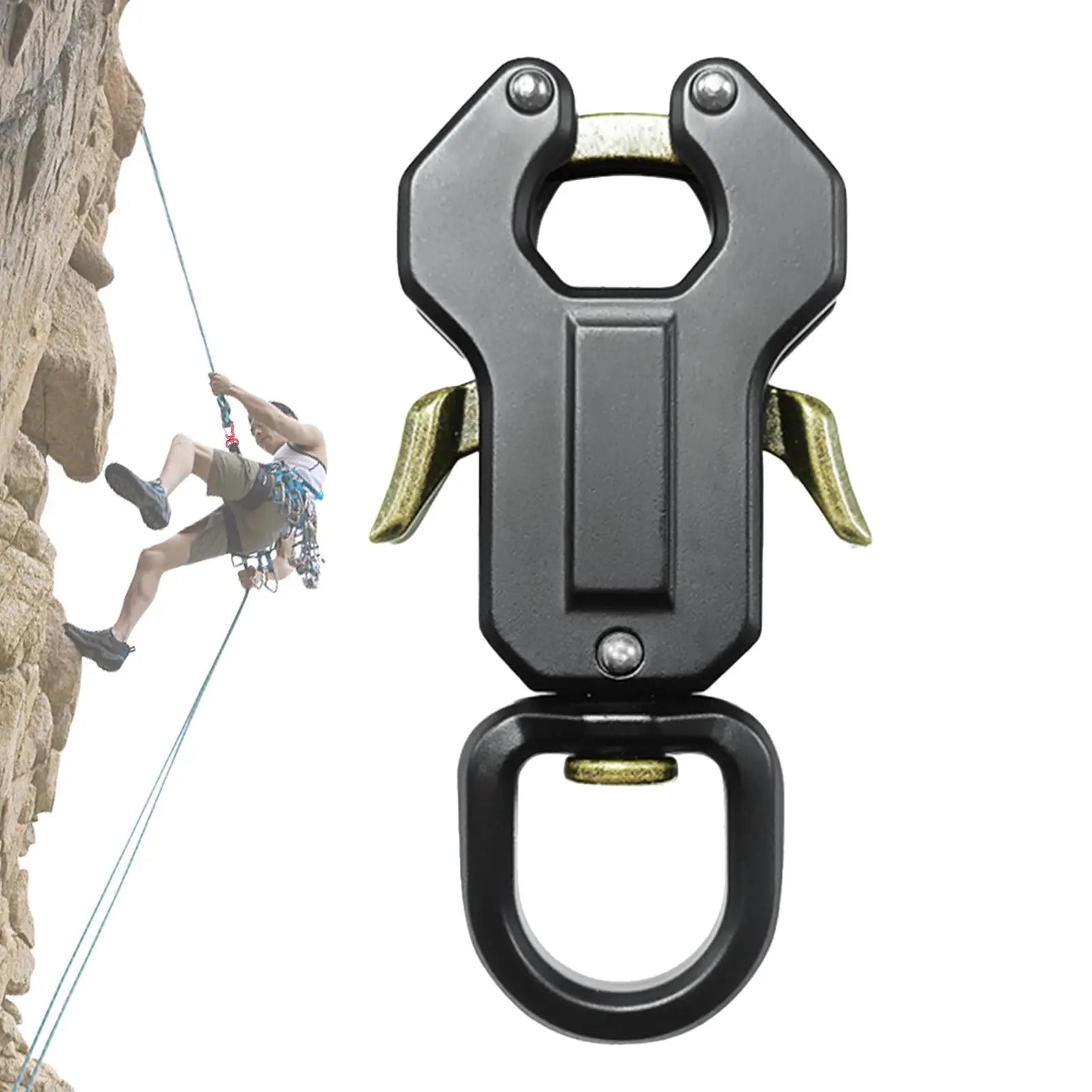 Dog Leash Clasp Zinc Alloy Dog Leash Locking Clips Pet Puppy Outdoor Collar Accessory Puppy Quick Release Chain Locking Buckles