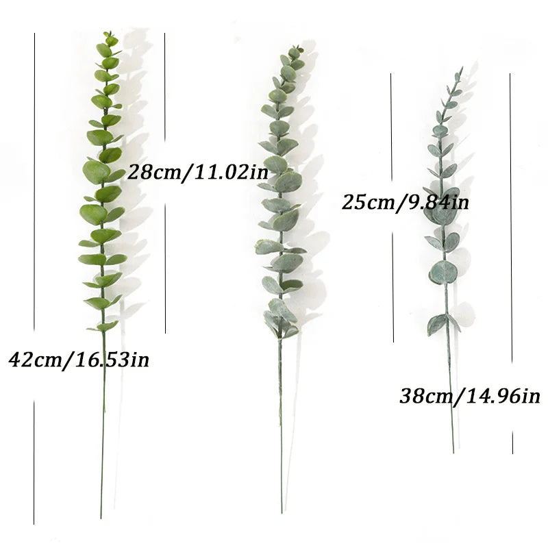 Dlight Decor 42cm Eucalyptus Branches with Money Leaves Set