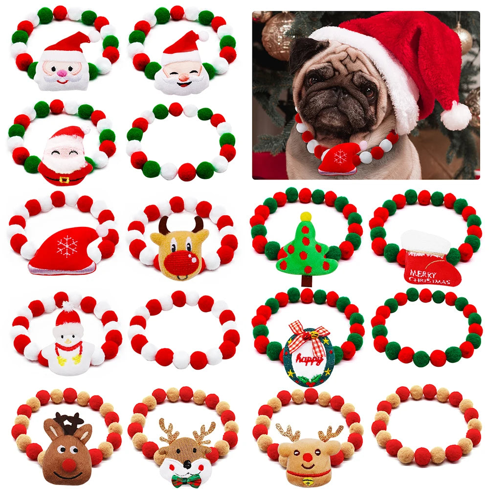 1PC Christmas Decorate Creative Pet Bowtie Dog Bow Tie Puppy Bow Ties Red Collar Dog for Small Dogs Supplies Pet Accessories