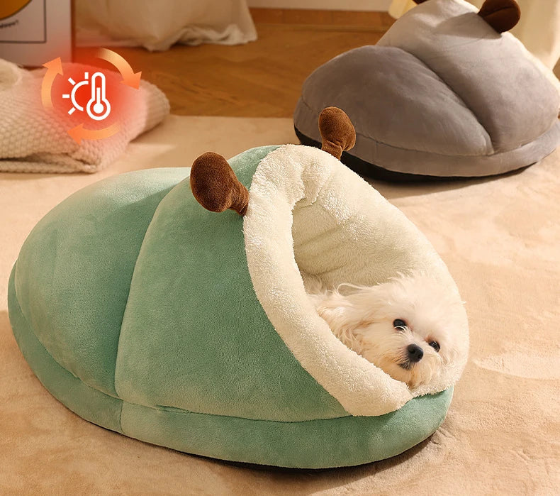 Winter Warm Cat Nest Soft Thicken Cat Bed Comfortable Pet Sleeping Bed for Puppies Cats Cozy Cats Cave Kitten House Pet Supplies