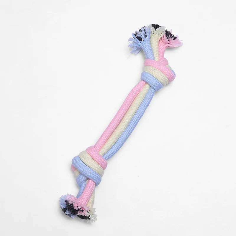 Newest Cotton Pet Toy Interactive Chew Dog Toy Dog Training Molar Toy Cat Bite Resistant Cotton Ball Washable Pet Toys For Dogs