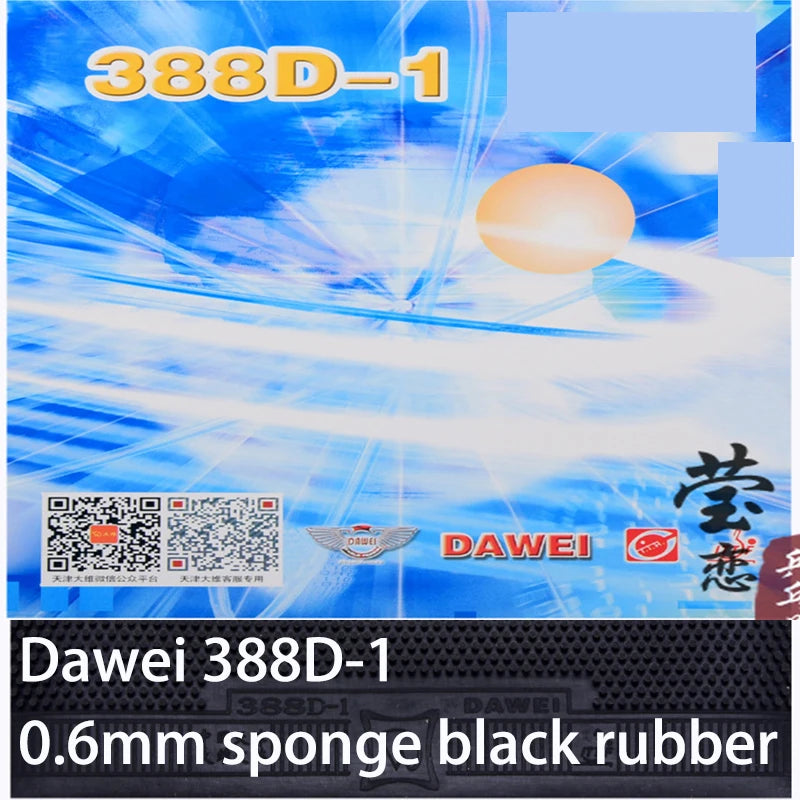 Dawei-Table tennis rackets 388d-1, rubber, long pimples, racquet sports equipment