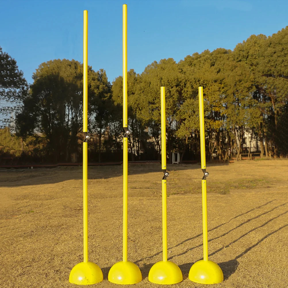 2Pcs Training Equipment Soccer Drill Equipment Football Agility Poles Football Training Aids Soccer Sign Pole Hurdling Training