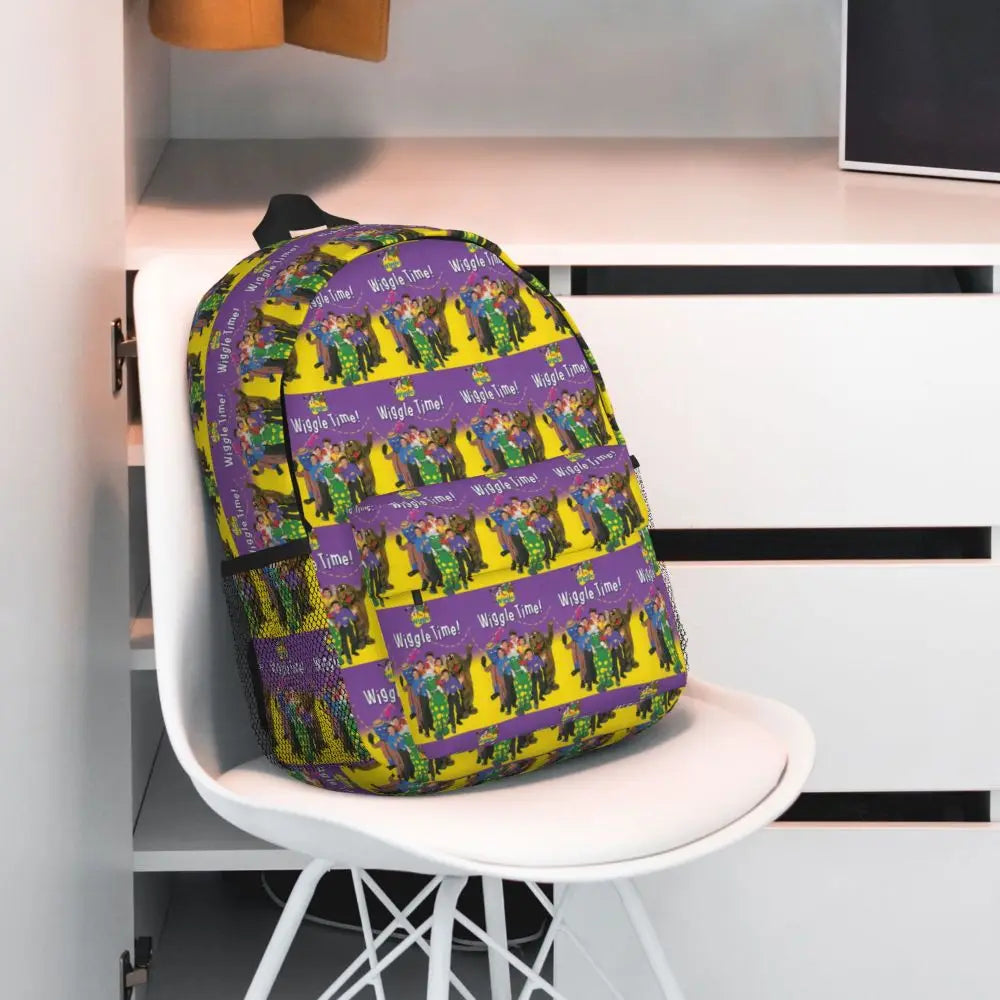 The Wiggles Tv Show Music Band Backpack Student Boys Girls BookBag Children School Bag Computer Shoulder Bags for Men Women
