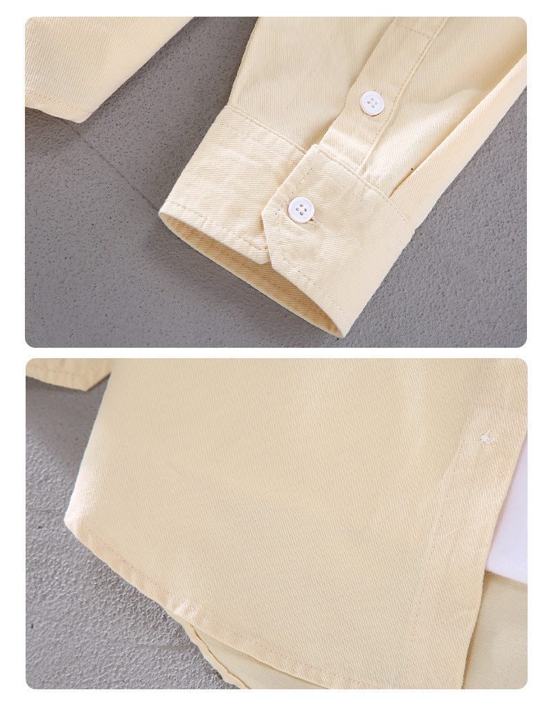 American Style Cargo Shirt Men Spring Autumn Mens Long Sleeve Shirts Pockets Pure Cotton Casual Shirts Comfortable chemise homme