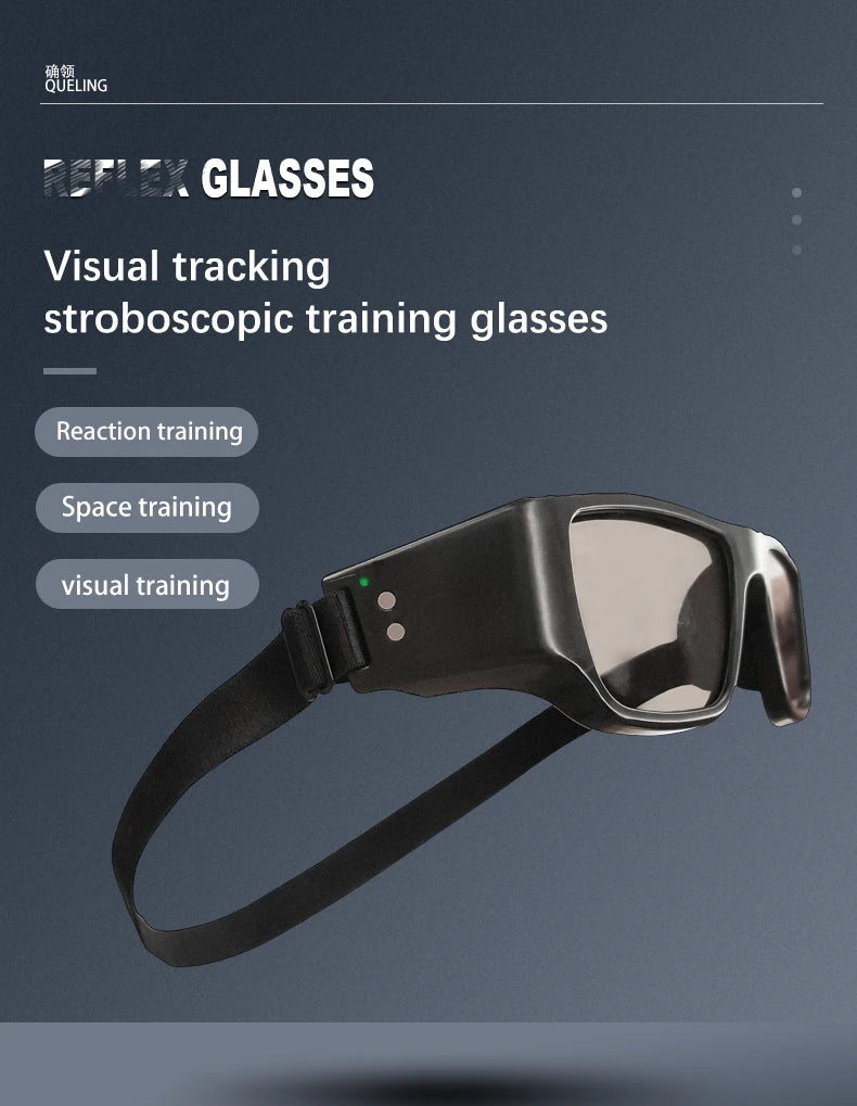 Training sports glasses can be used in basketball, football, badminton and other scenarios to exercise reaction ability
