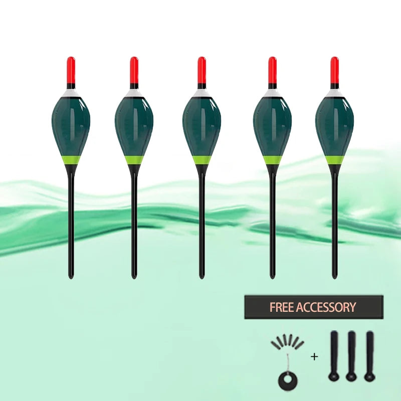 5pcs/Lot Fishing Floats Trout Stream Turtle Shrimp Crucian Carp Shrimp Fishing Small Fish Accessories Tackles