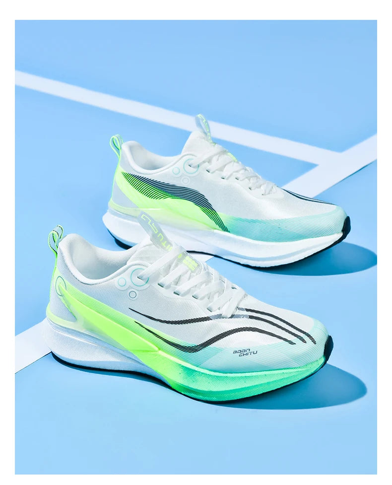 Sports Men Running Shoes Carbon Board Speciality Marathon Breathable Lightweight Women's Comfortable Athletic Nonskid Sneakers