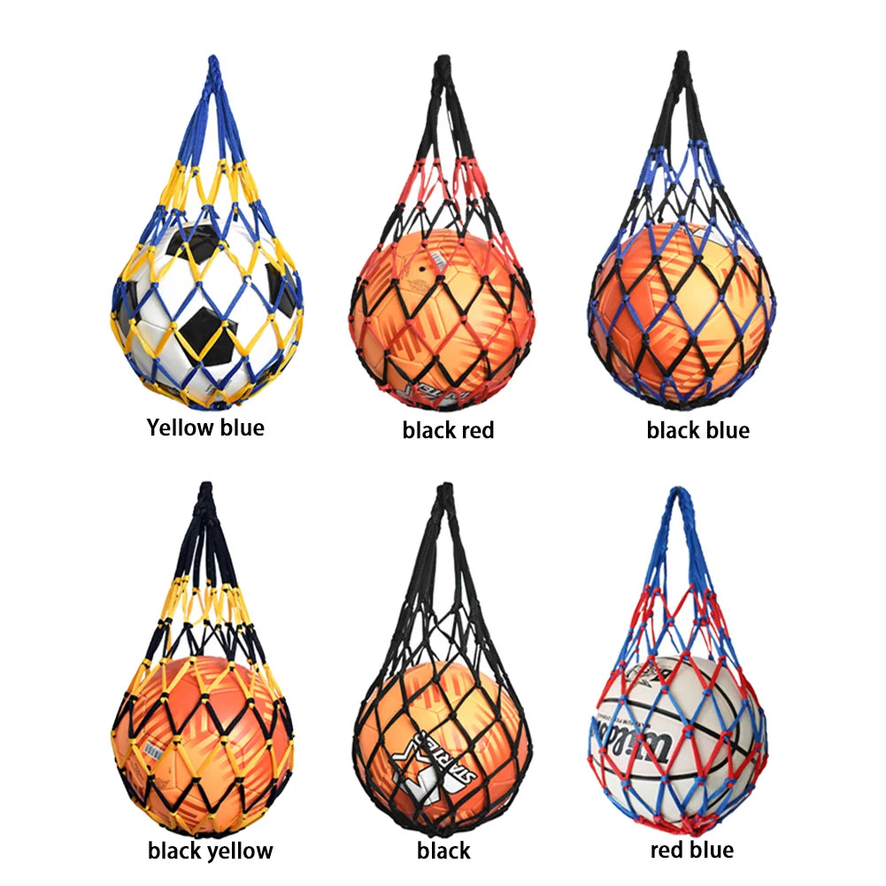 Sports Ball Holder Youth Football Self Trainer Football Net Bag