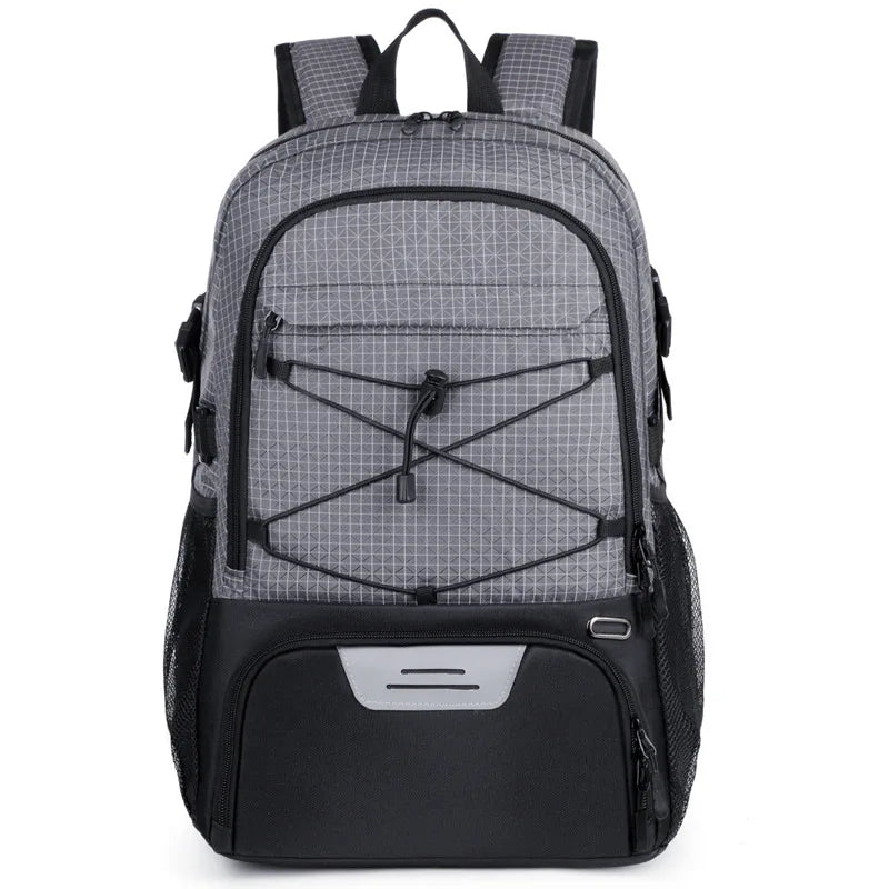 Travel Backpack Sport Basketball Soccer Football Commuting Hiking Trekking Bag Shoes Pocket Outdoor Short Trip College Schoolbag