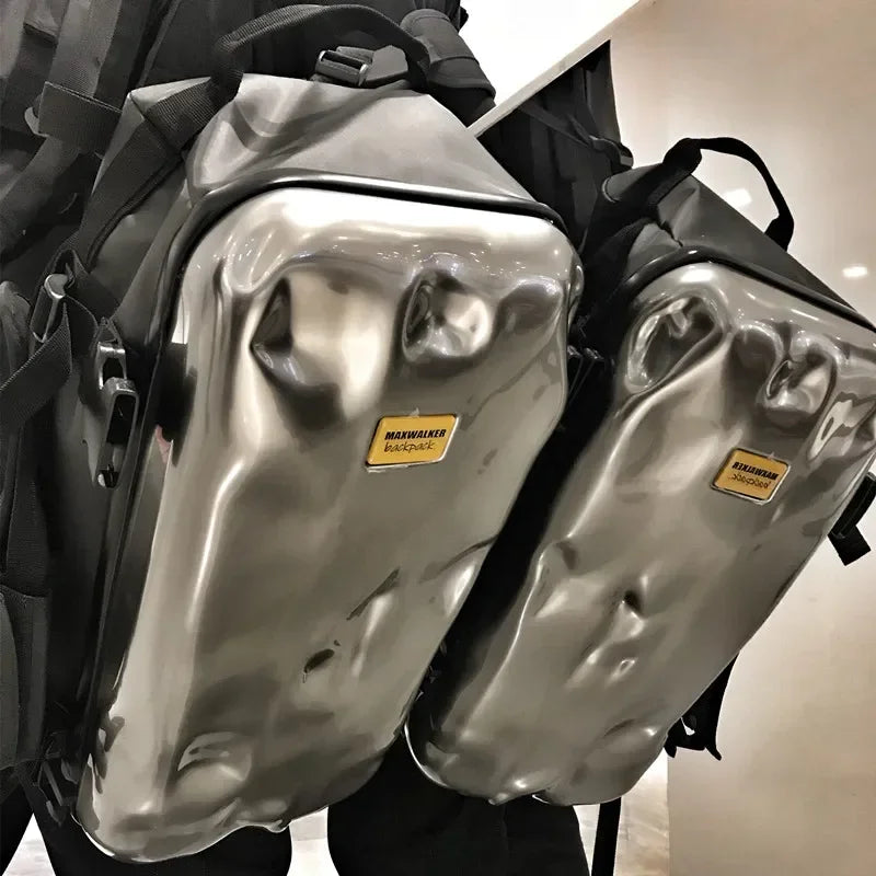 Backpack Men's Crash Bag High-End Design Trend Ins Short-Distance Travel Sports Training Fitness Travel Backpack
